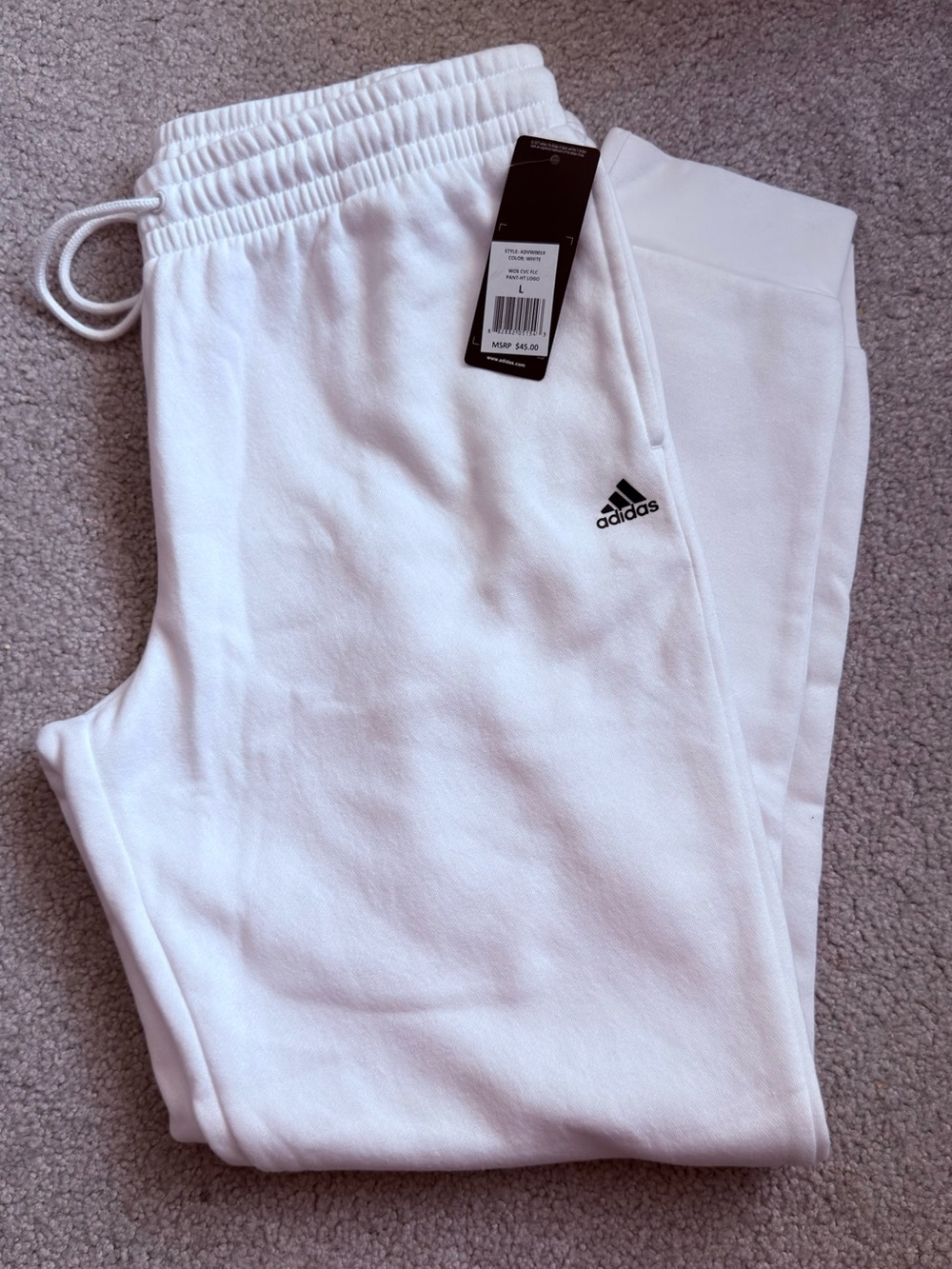 Adidas Unisex Cuffed Fleece Jogger